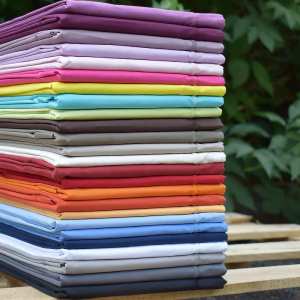 Linge de lit Percale de coton peign&eacute; 80 fils/cm&sup2; 