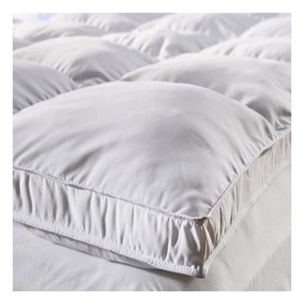 Surmatelas Plumes D’Oie Naturel 180x200 Cm - Épaisseur 7 Cm - Homescapes - Confort Nuit Douceur