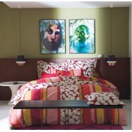Housse de Couette Bamako Piment 220x240 + 2 taies 65x65