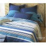 Housse de Couette Luz Bleu Nuit 220x240 + 2 taies 65x65