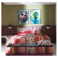 Housse de Couette Bamako Piment 140x200 + taie 65x65