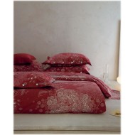 Housse de Couette Mikado Bourgogne 220x240 + 2 taies 65x65