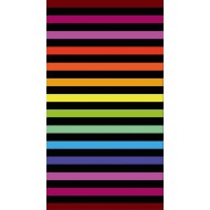 Drap de Plage Black Rainbow 95x170