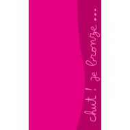 Drap de Plage "Chut" 100x180
