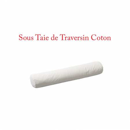 Sous Taie Traversin 90 de Long Coton 57 fils/cm2