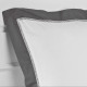Housse de Couette 200x200 Jour Croisé Luxe 120 fils/cm2 Trianon