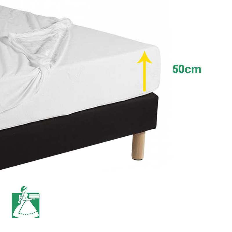 Protège Matelas Molleton 230g/m² BONNET 50 CM Protège Matelas Molleton 230g/m² BONNET 50 CM