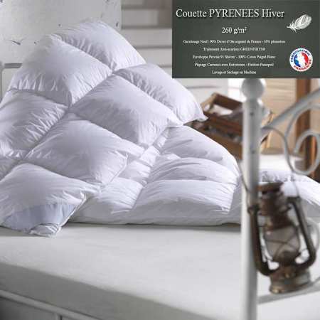 Couette Chaude 90% Duvet d'Oie