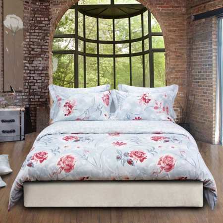 Housse de couette 280x240 coton percale - Lingorama