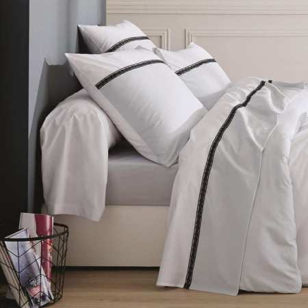 Parure Housse de Couette Percale Passion Blanc