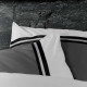 Parure Housse de Couette Percale Smoking