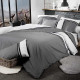 Parure Housse de Couette Percale Smoking