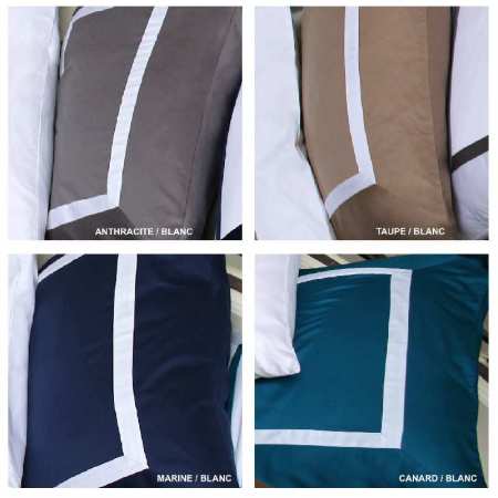Taie d'Oreiller - Collection PALAIS 100% Satin de Coton 120 fils/cm²