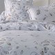 Parure Housse de Couette Percale Plumes