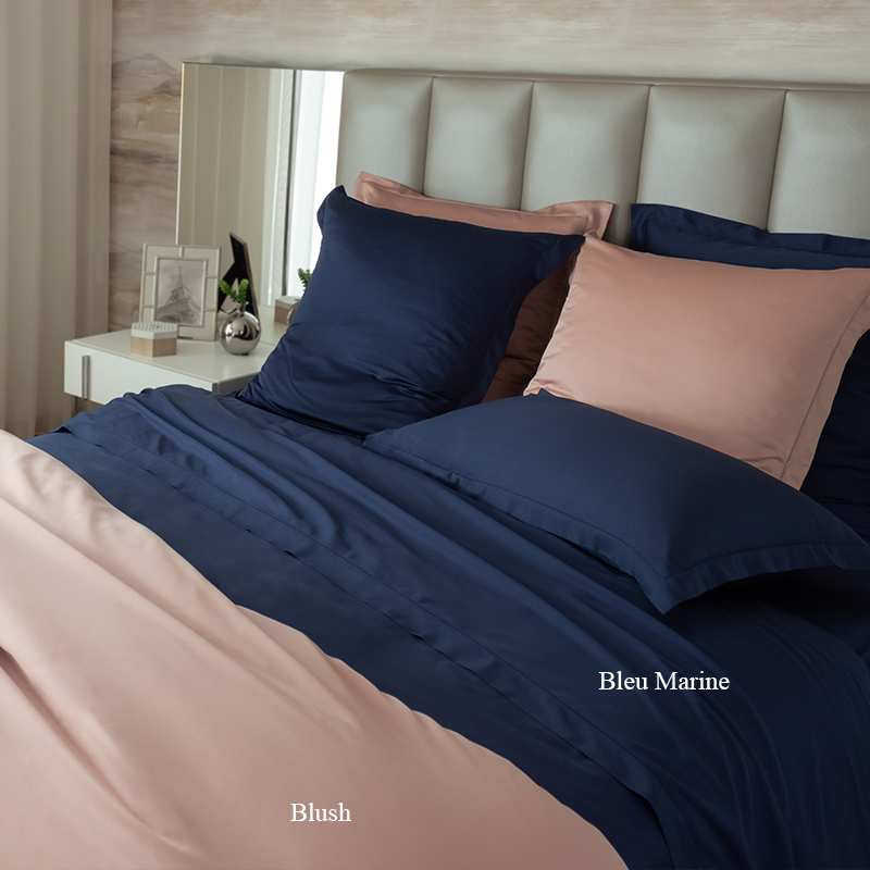 housse de couette bleu marine 