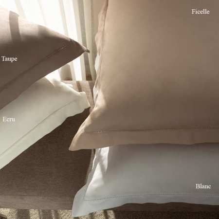 Taie d'Oreiller - Collection SATIN MERCERISÉ 100% Satin de Coton Mercerisé 120 fils/cm²