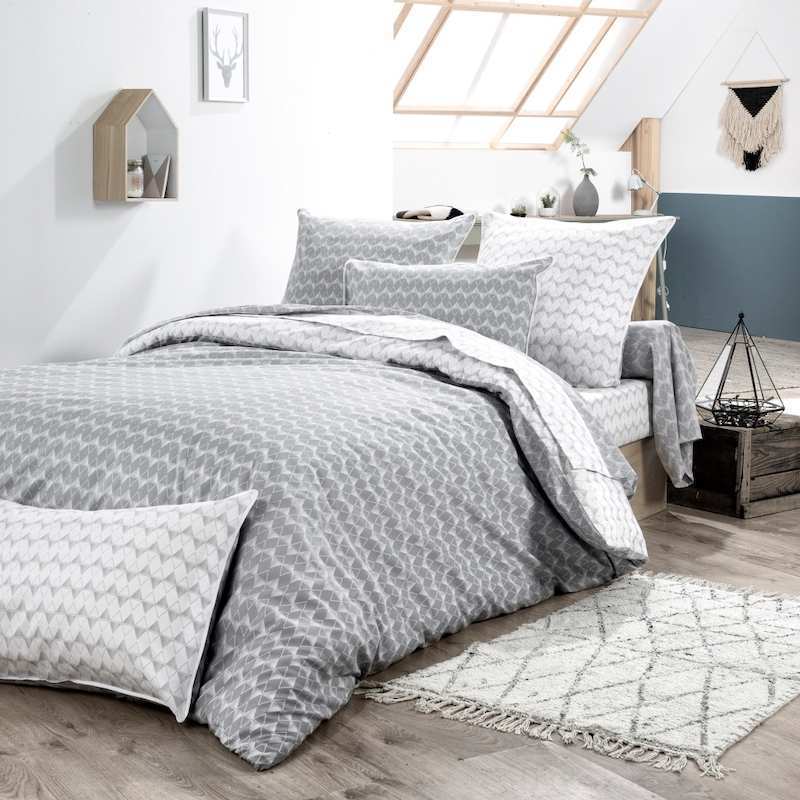 Parure de Draps 4 Pièces Scandi (DH140+DP240+2TO) Parure de Draps 4 Pièces Scandi (DH140+DP240+2TO)