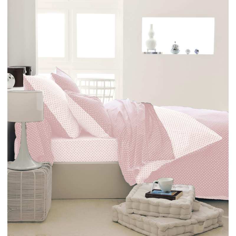 Parure Housse de Couette Actuel Rose Parure Housse de Couette Actuel Rose