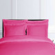 Housse de Couette Fines Rayures Fushia