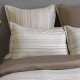 Parure Housse de Couette MANHATTAN Taupe