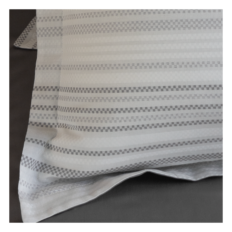 Lot de 2 taies MANHATTAN Anthracite