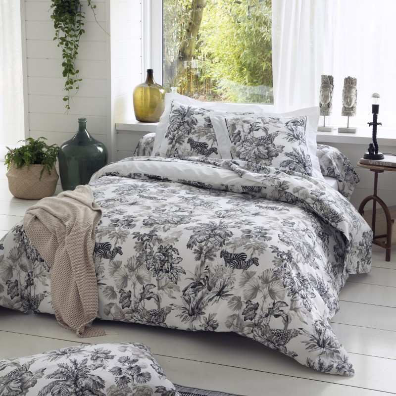 Lot: Housse de couette 140x200 + Drap housse 90x190 Blanc