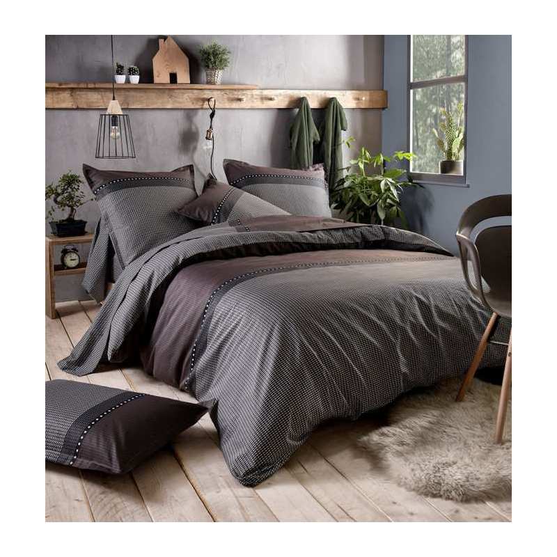 Parure Housse de Couette Enzo Noir