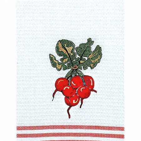 Torchon Nid d'Abeille 50 x 70 cm Radis