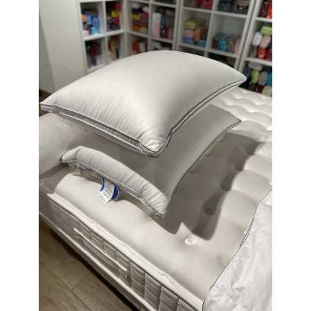 Oreiller COSMOS PLAT 90% Duvet de Canard Blanc 10% Plumettes