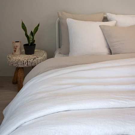 Drap housse 160x200 +30 cm Percale de Coton Gris