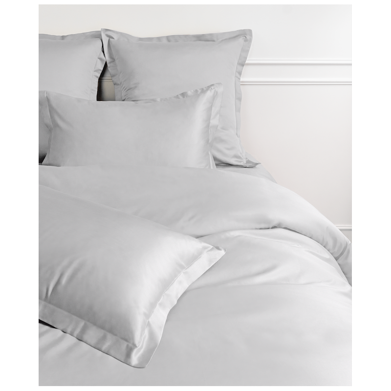 Drap Plat satin de Coton TERTIO® - Blanc