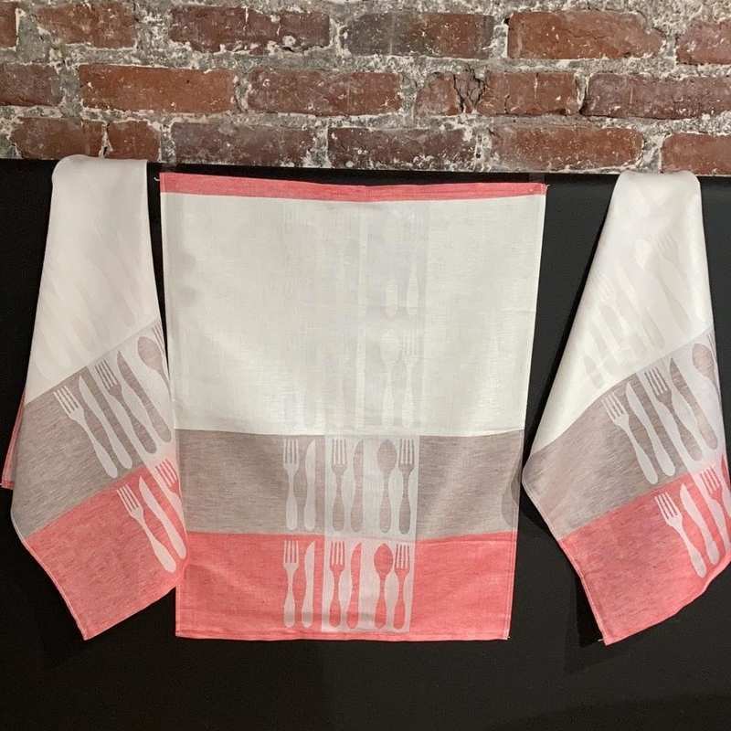 Lot de 3 Torchons 50 x 70 cm Couverts