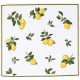 Lot de 3 Essuie-Mains 50 x 50 cm Citrons