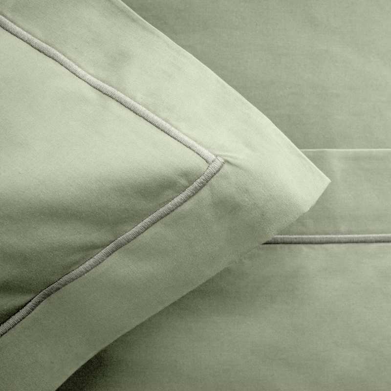 Draps housses bonnet 40 percale 80 fils - Ligne Verte