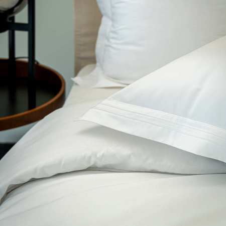 Drap Housse Bonnets 40 cm - Collection SUPIMA 100% Satin de Coton Américain Supima® 400 fils/cm²