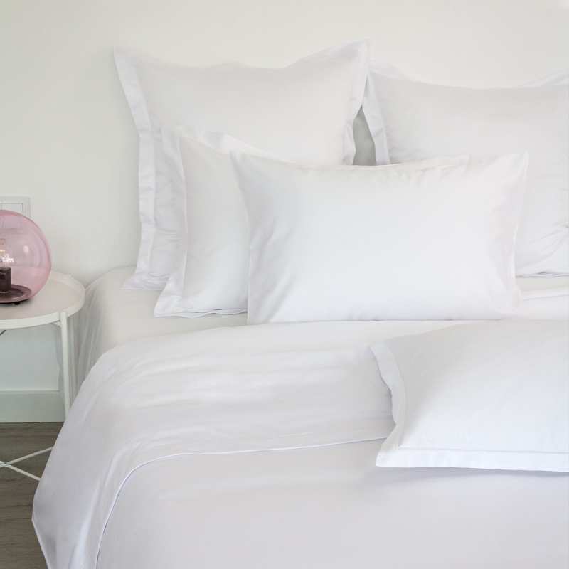 Housse d'Édredon - Collection PERCALE BIO 100% Coton 80 fils/cm² - LABEL  GOTS et OEKO TEX