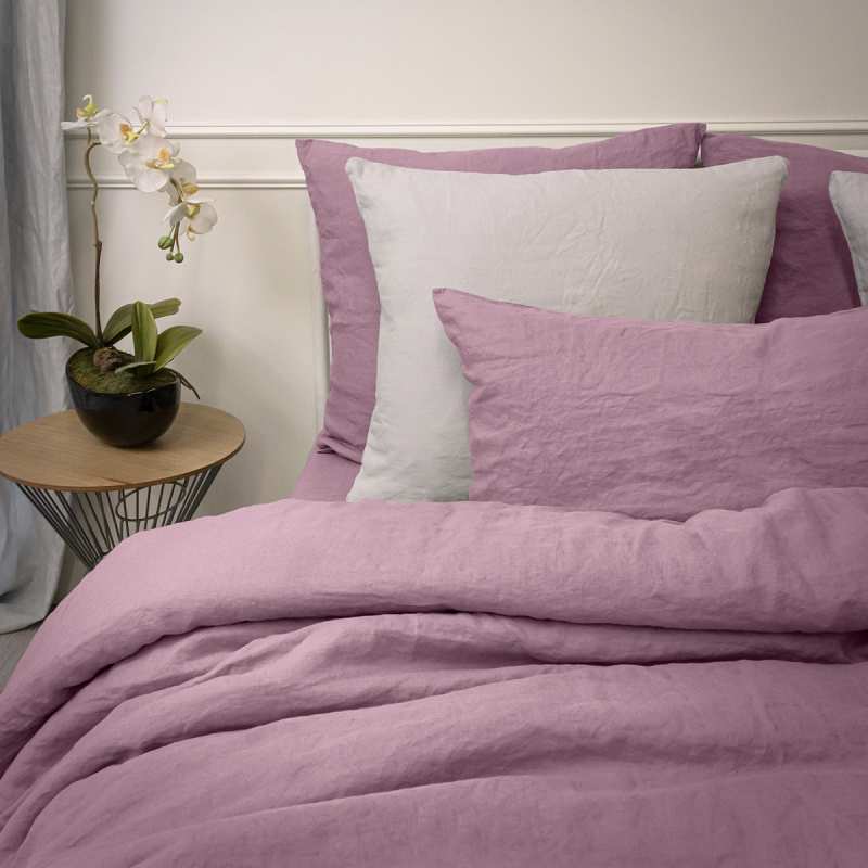 Drap housse uni 130x200 cm bonnet 50 cm 100% coton ALTO violet Raisin au  meilleur prix