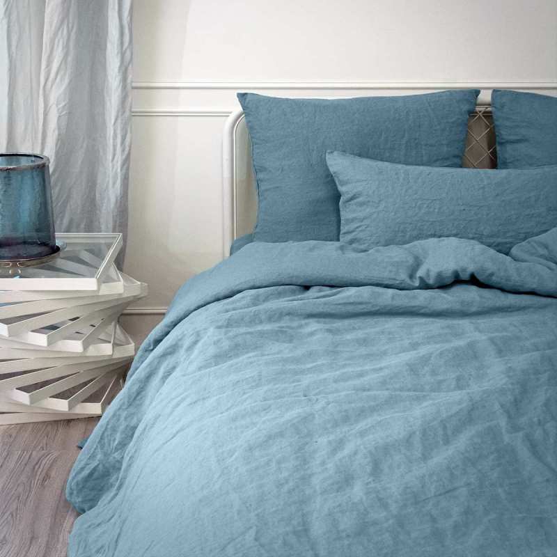 Housse de Couette 100% Lin Lavé 180 g/m²