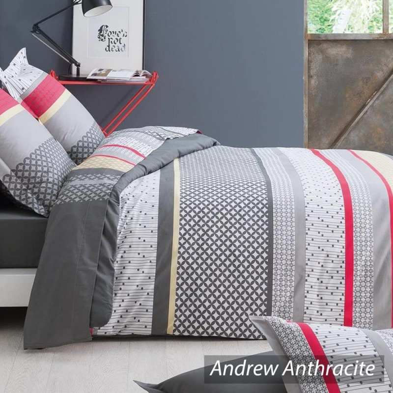 Housse de couette percale - Anthracite