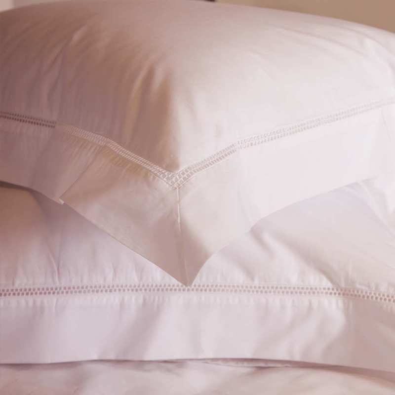 Taie d'Oreiller Percale de Coton 65x65 ou 50x70