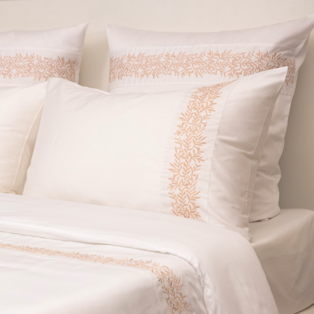 Housse de Couette - Collection FONTAINEBLEAU 100% Satin de Coton Bio 120 fils/cm²