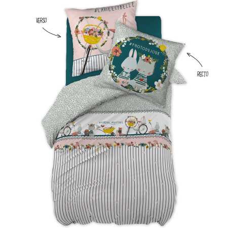 Parure Housse de Couette JARDINAGE