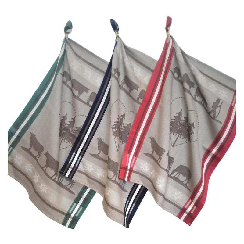 Lot de 6 Torchons VENDANGES Lot de 6 Torchons VENDANGES