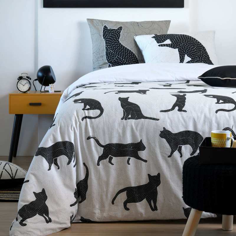 Parure Housse de Couette CHATON Parure Housse de Couette CHATON