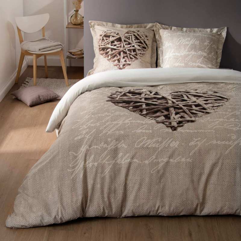 Parure Housse de Couette WOODLOVE LIN Parure Housse de Couette WOODLOVE LIN