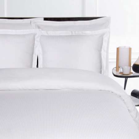 Linge de Lit Luxe Satin de Coton 320 fils / cm2 - La Compagnie du Blanc