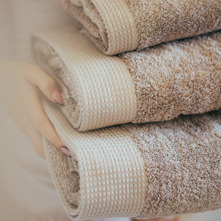 Linge de bain luxe  serviettes & peignoirs coton Egyptien
