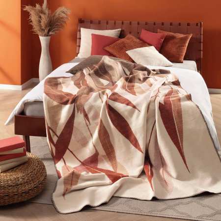 Maxi Plaid EMBER LEAVES