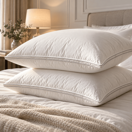 Lot de 2 Oreillers NORMANDIE Synthétique - Accueil Ultra Moelleux