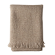 Plaid Alpaga Noisette